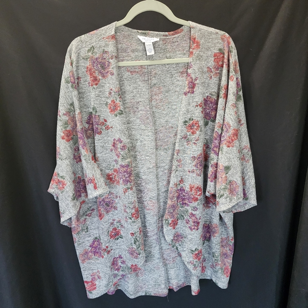 Soft Floral Lightweight Kimono Cardigan | Arizona Jean Company | XL/XXL